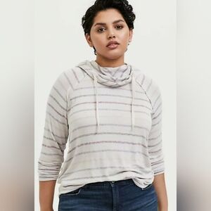 Torrid Cowl Neck Hoodie